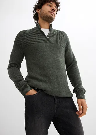 Comfortabele slim fit jeans, straight • zwart denim • bonprix online shop