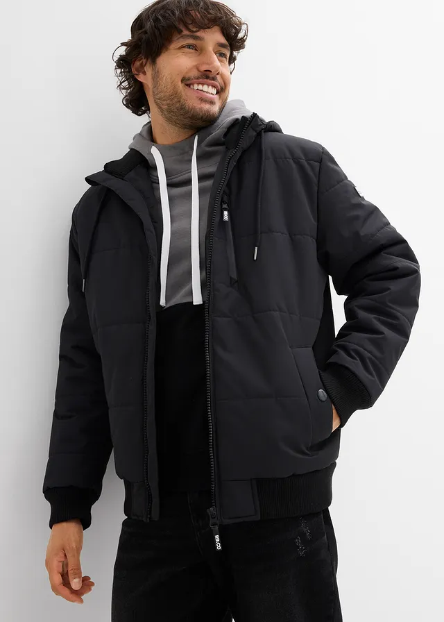 Blouson d’hiver matelassé à capuche