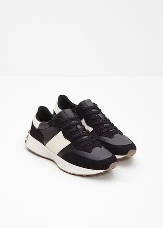 Tenisky, barva: černo-perlově bílá