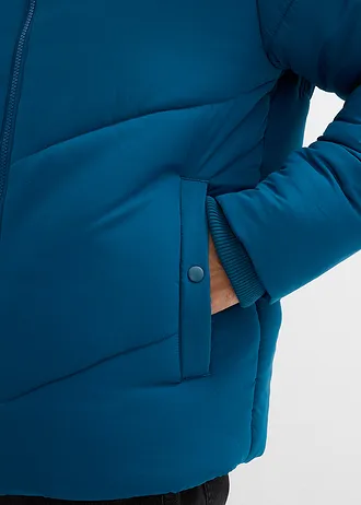 Zateplená prošívaná bunda • modrá petrolejová • bonprix obchod