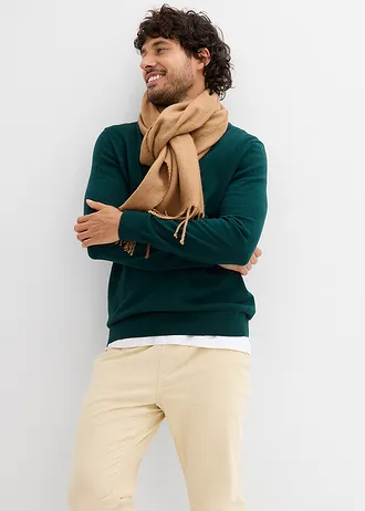 Manšestrové kalhoty bez zapínání, Regular Fit, Straight • světle písková • bonprix obchod