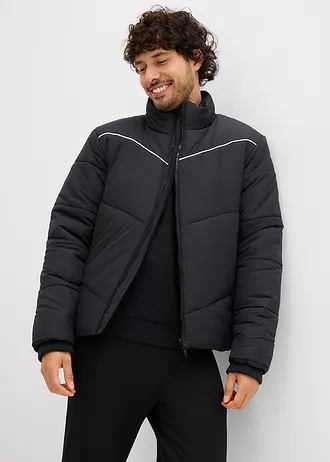 Geacă de iarnă vătuită, bufantă • negru • magazin bonprix