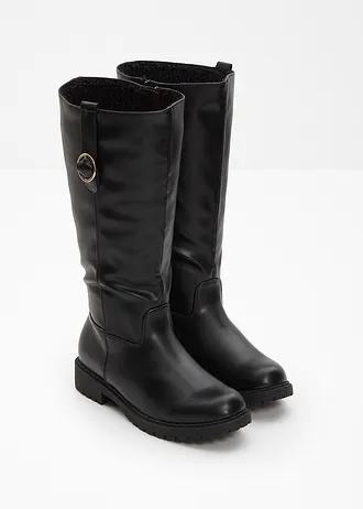 Bottes à tige large • noir • Boutique bonprix