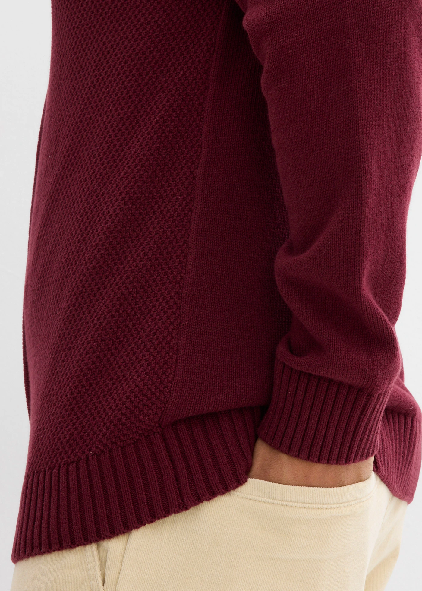 Vest met comfort fit • donkerbessen • bonprix online shop