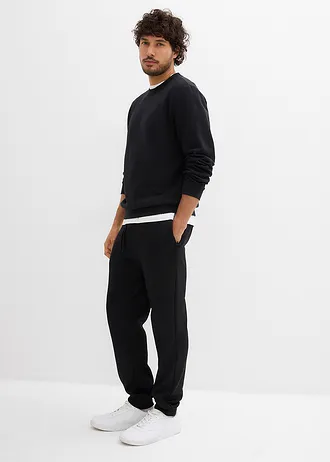 Thermo joggingbroek met praktische zakken met ritssluiting • zwart • bonprix online shop