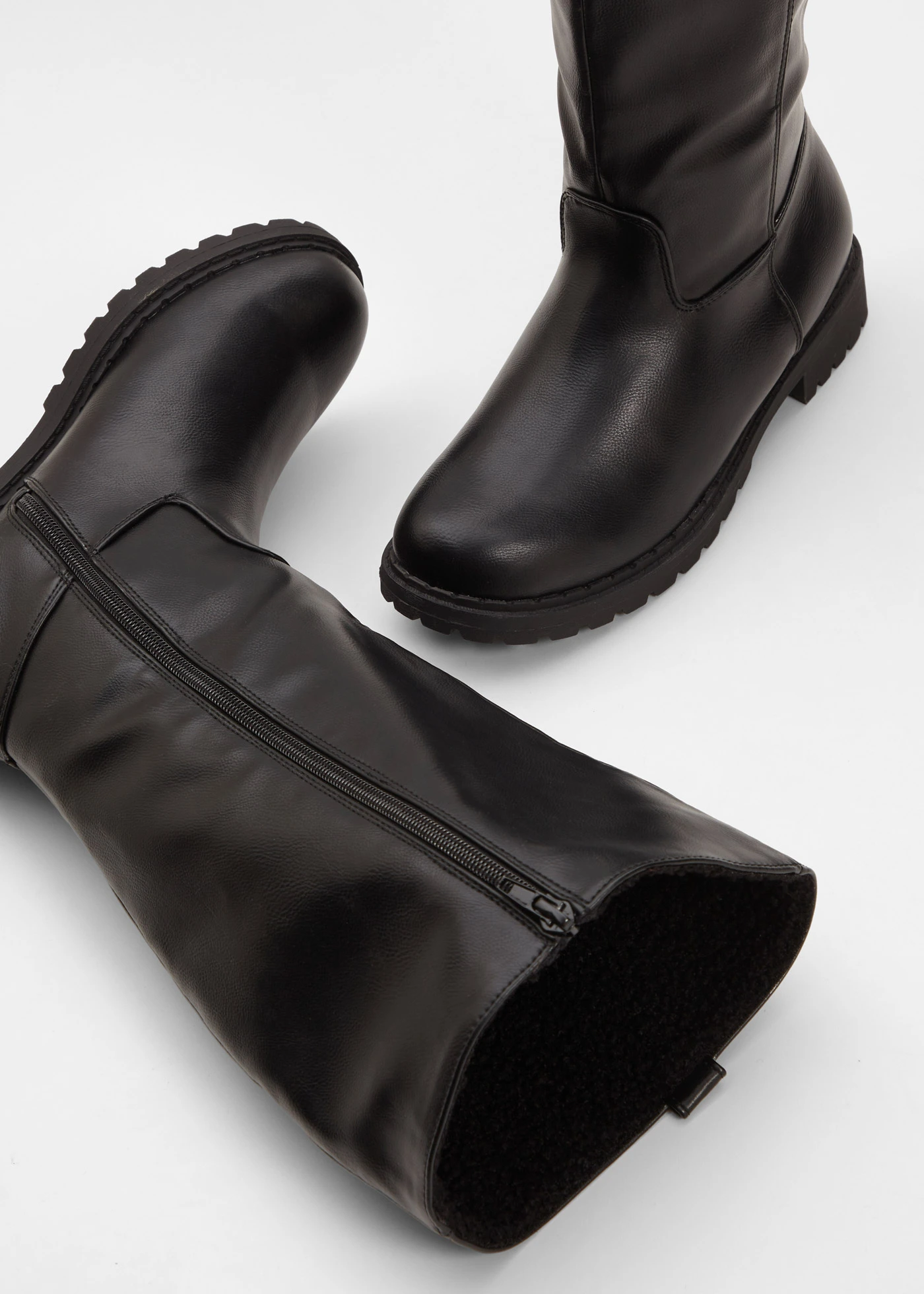 Bottes à tige large • noir • Boutique bonprix