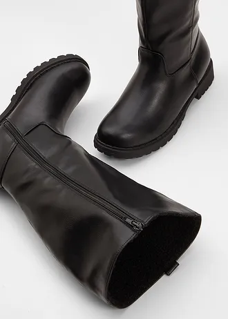 Bottes à tige large • noir • Boutique bonprix