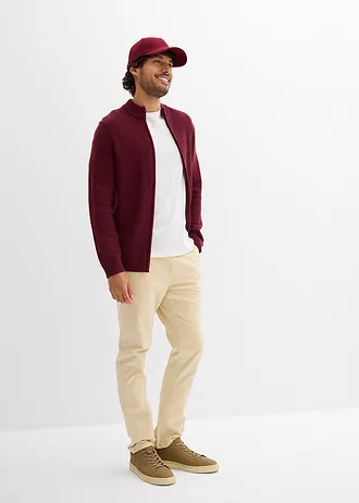 Vest met comfort fit • donkerbessen • bonprix online shop