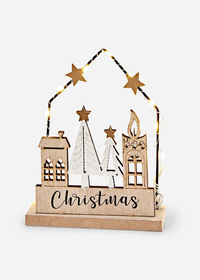 Căsuță decorativă cu LED