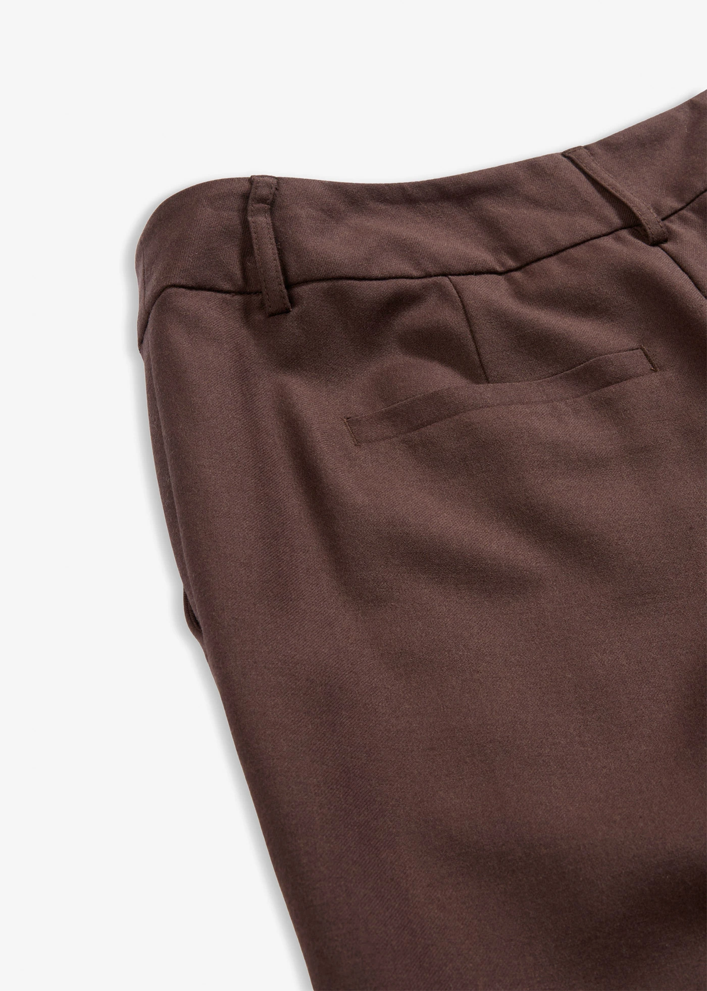 Pantalon étroit et doux • marron foncé • Boutique bonprix