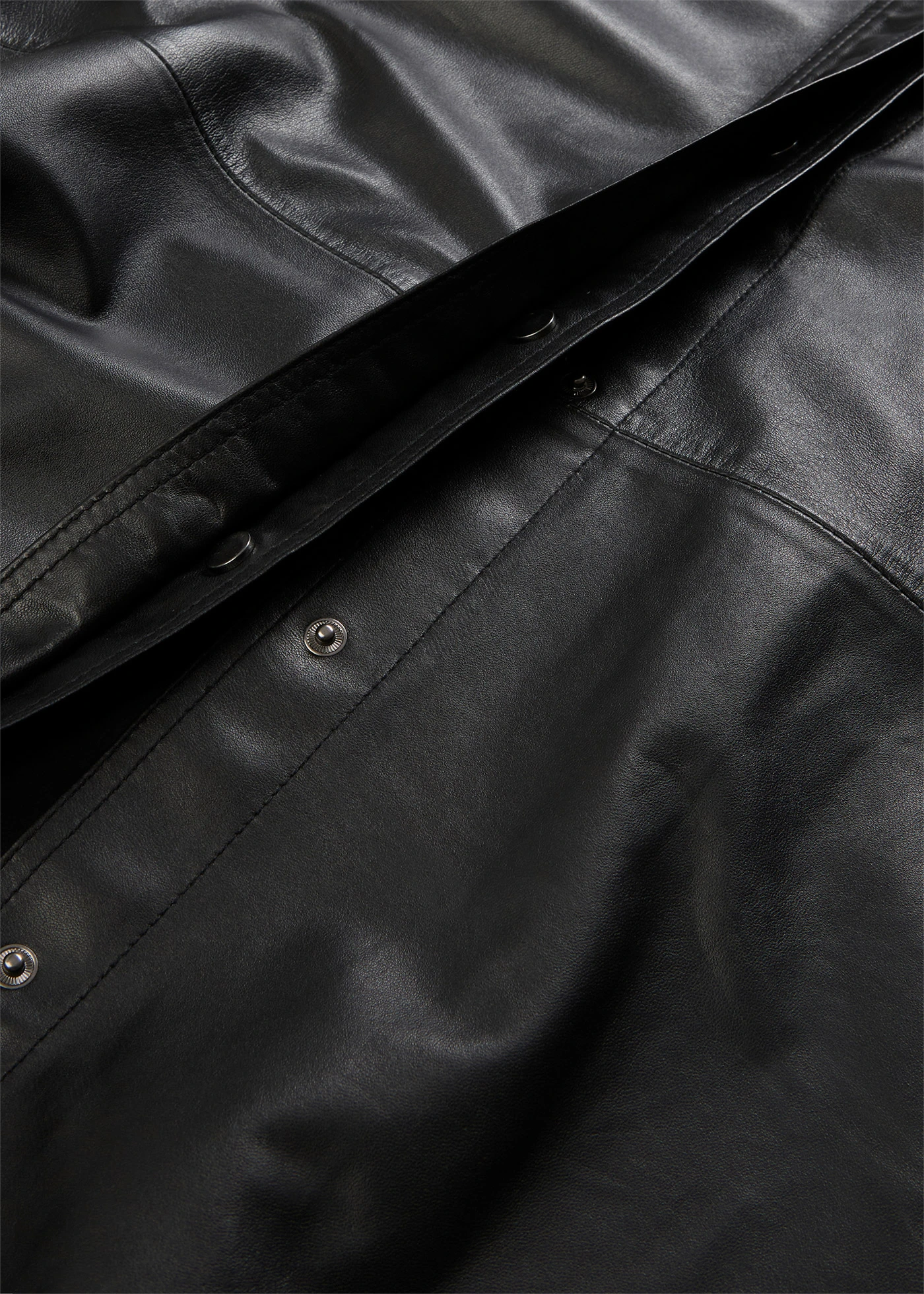 Kožená košile z jehnětiny nappa • černá • bonprix obchod