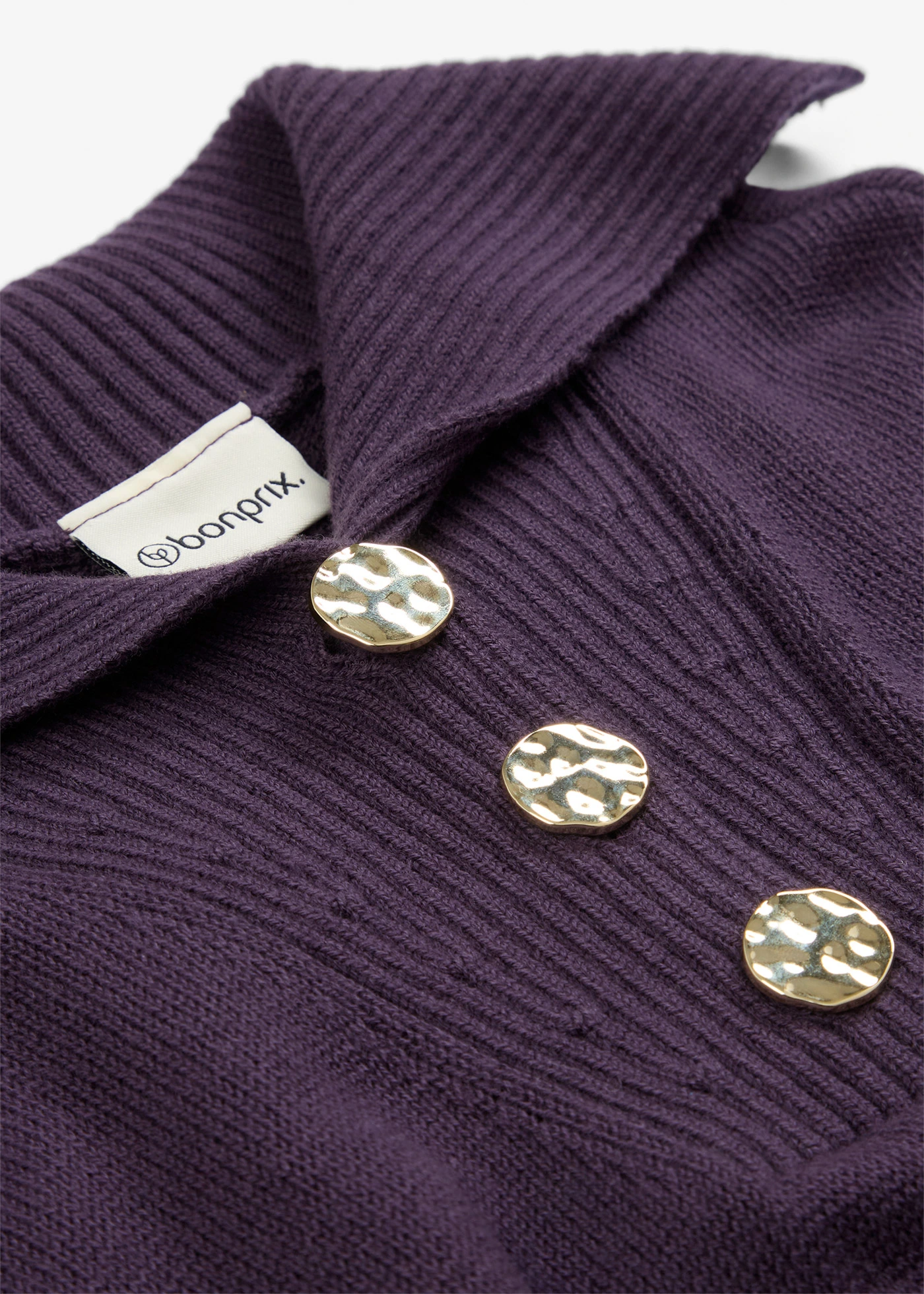 Pulóver oversize z merino vlny • slivková • obchod bonprix