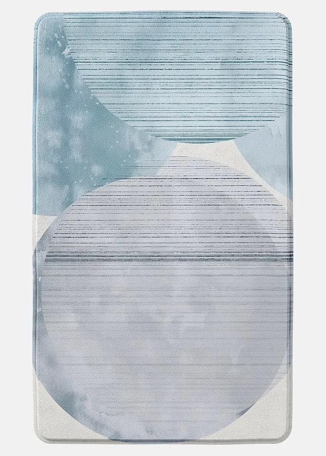 Tapis de bain à mémoire de forme • bleu • Boutique bonprix