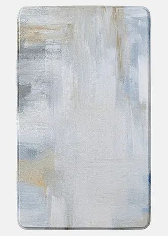 Tapis de bain à mémoire de forme • bleu imprimé • Boutique bonprix