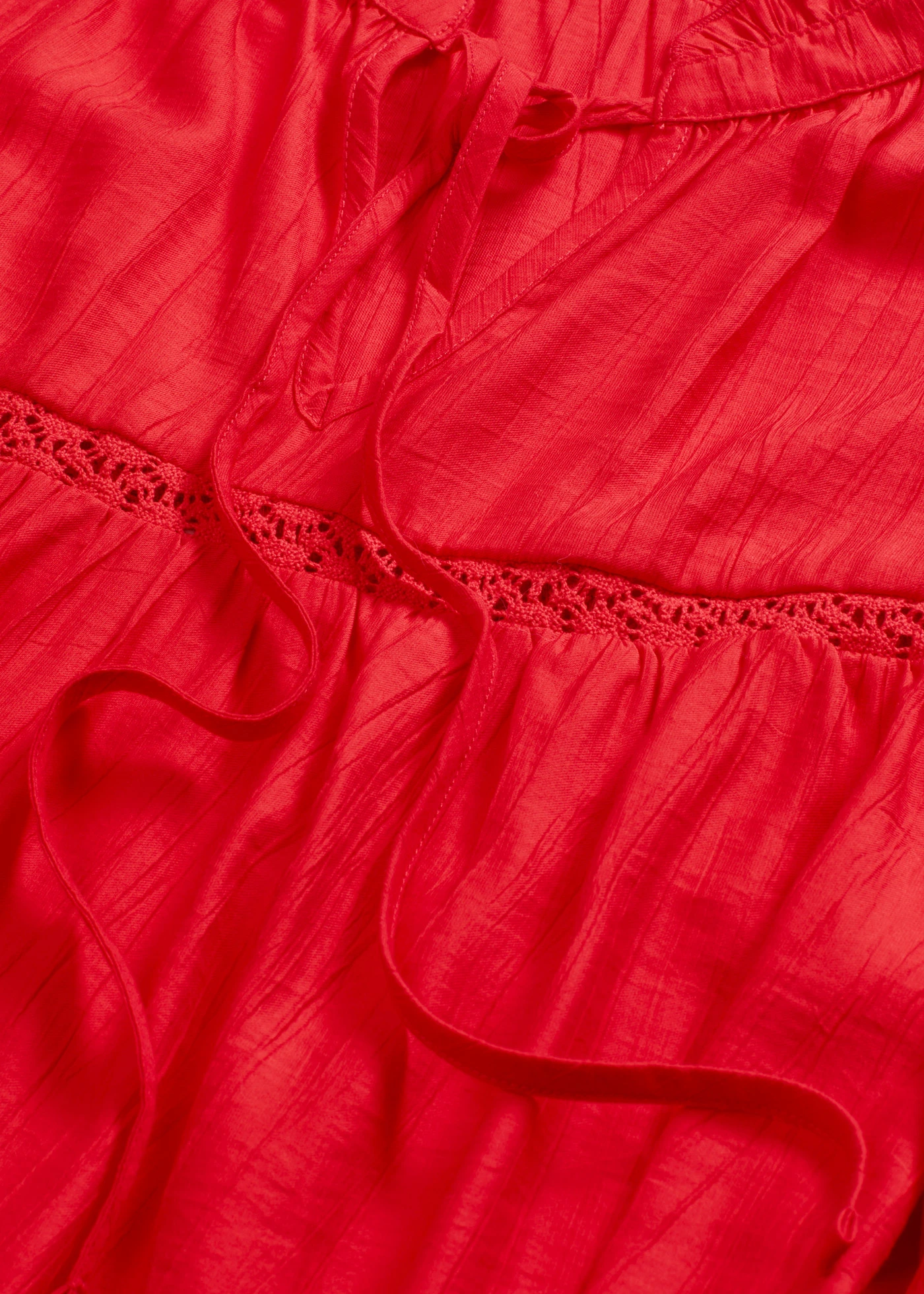 Halenka bez zapínání, z jemné viskózové směsi • lávově červená • bonprix obchod