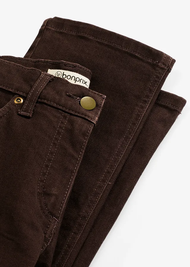 Pantalon en twill de coton extensible • marron foncé • product-page.page-title-suffix