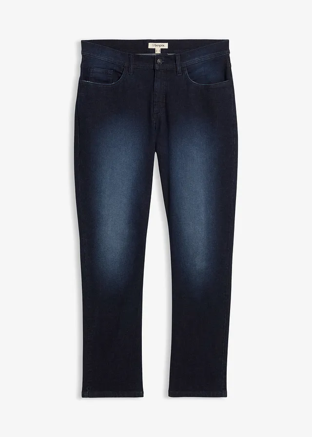 Blugi Regular Fit stretch cu croi confort, drepți
