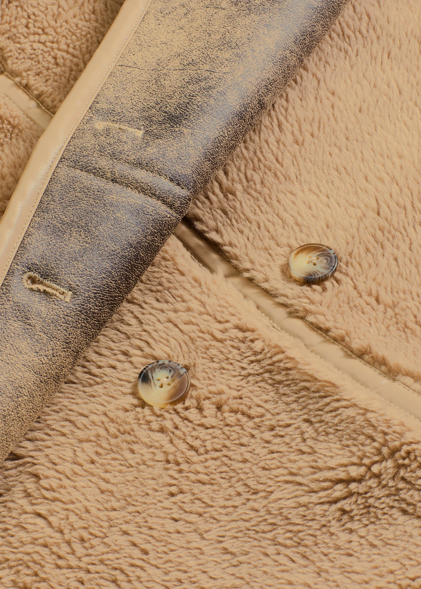 Teddy-szőrme kabát • világoskeki • bonprix áruház