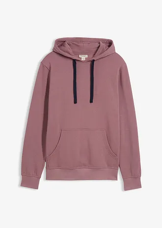 Hoodie van katoen, Kleur: mat violet