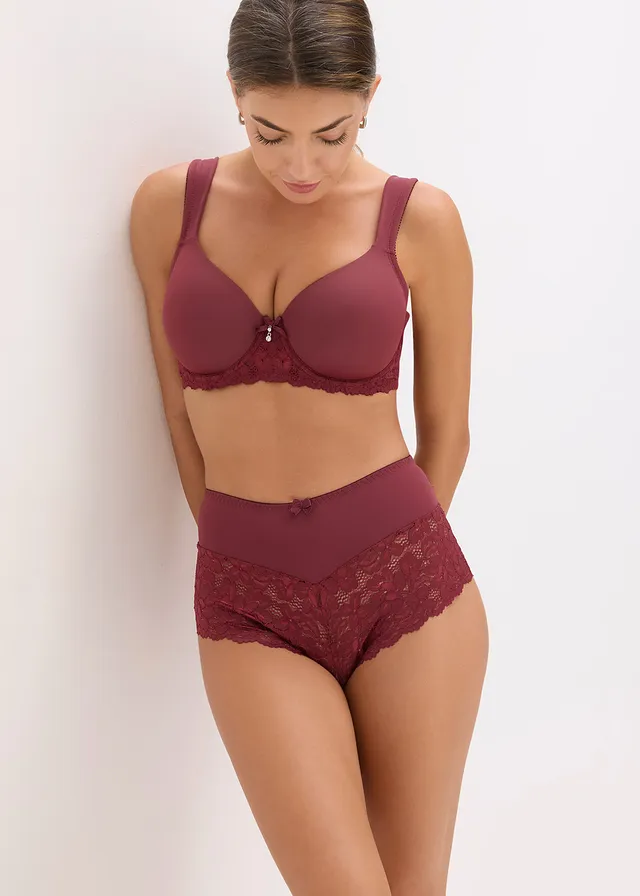 Soutien-gorge à coques et bretelles rembourrées • prune • product-page.page-title-suffix