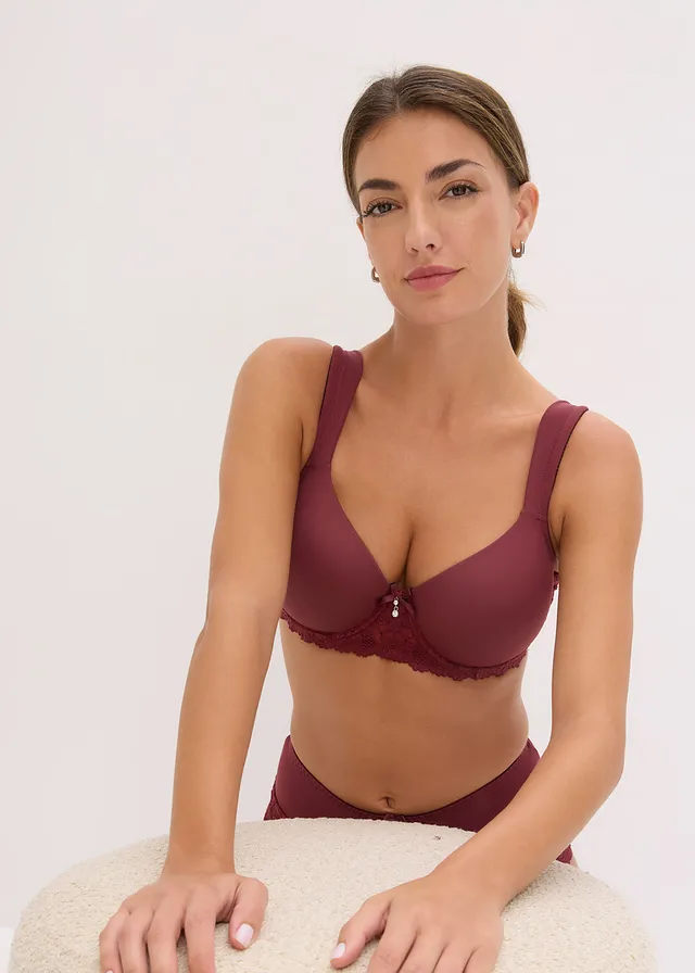 Soutien-gorge à coques et bretelles rembourrées • prune • product-page.page-title-suffix