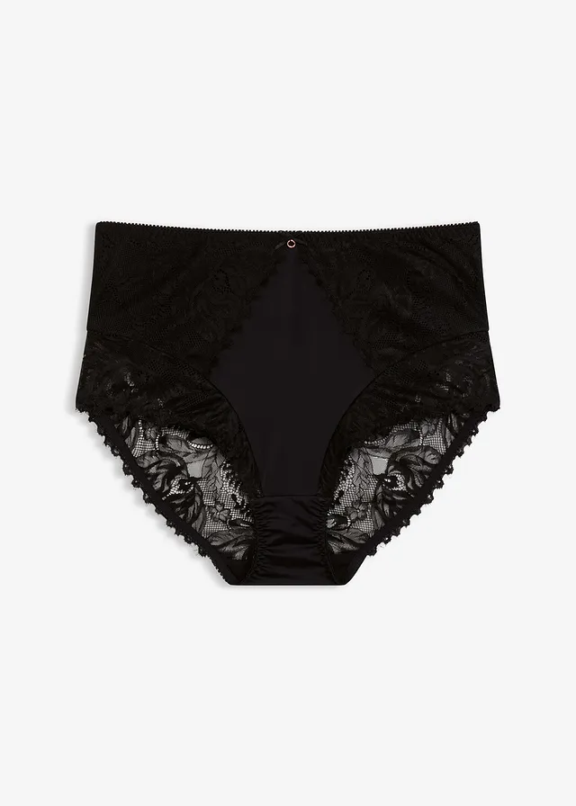 Nohavičky s vysokým pásom s lesklým materiálom