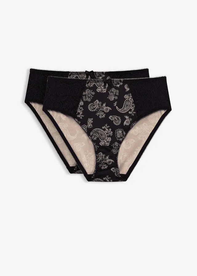 Lot de 2 slips Maxi avec dentelle