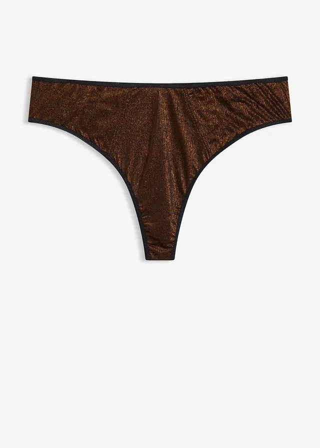 Maxi tangá z lesklého materiálu