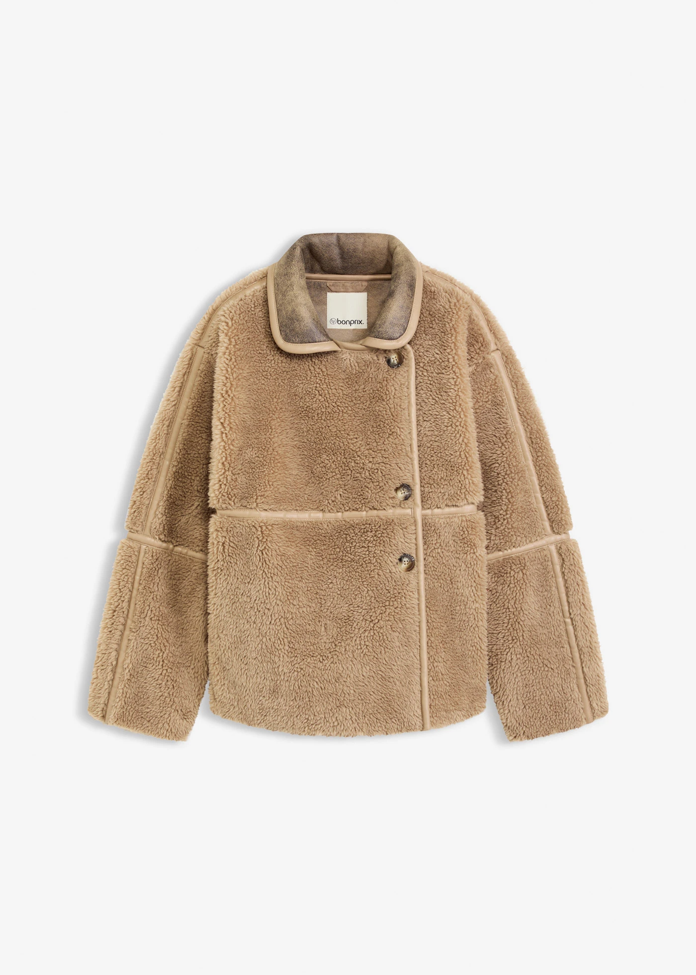 Jas van teddybont • lichtkaki • bonprix online shop