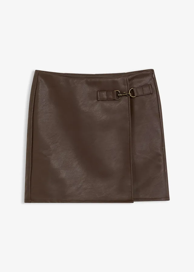 Koženková sukňa