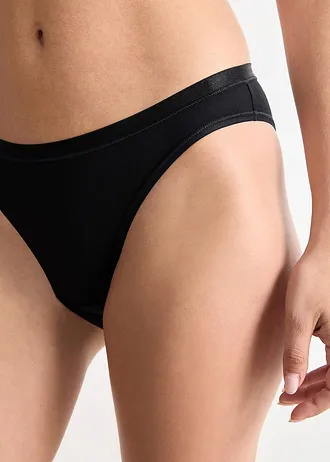 Bavlněné mini kalhotky Sloggi GO Daily (3 ks v balení) • 3x černá • bonprix obchod