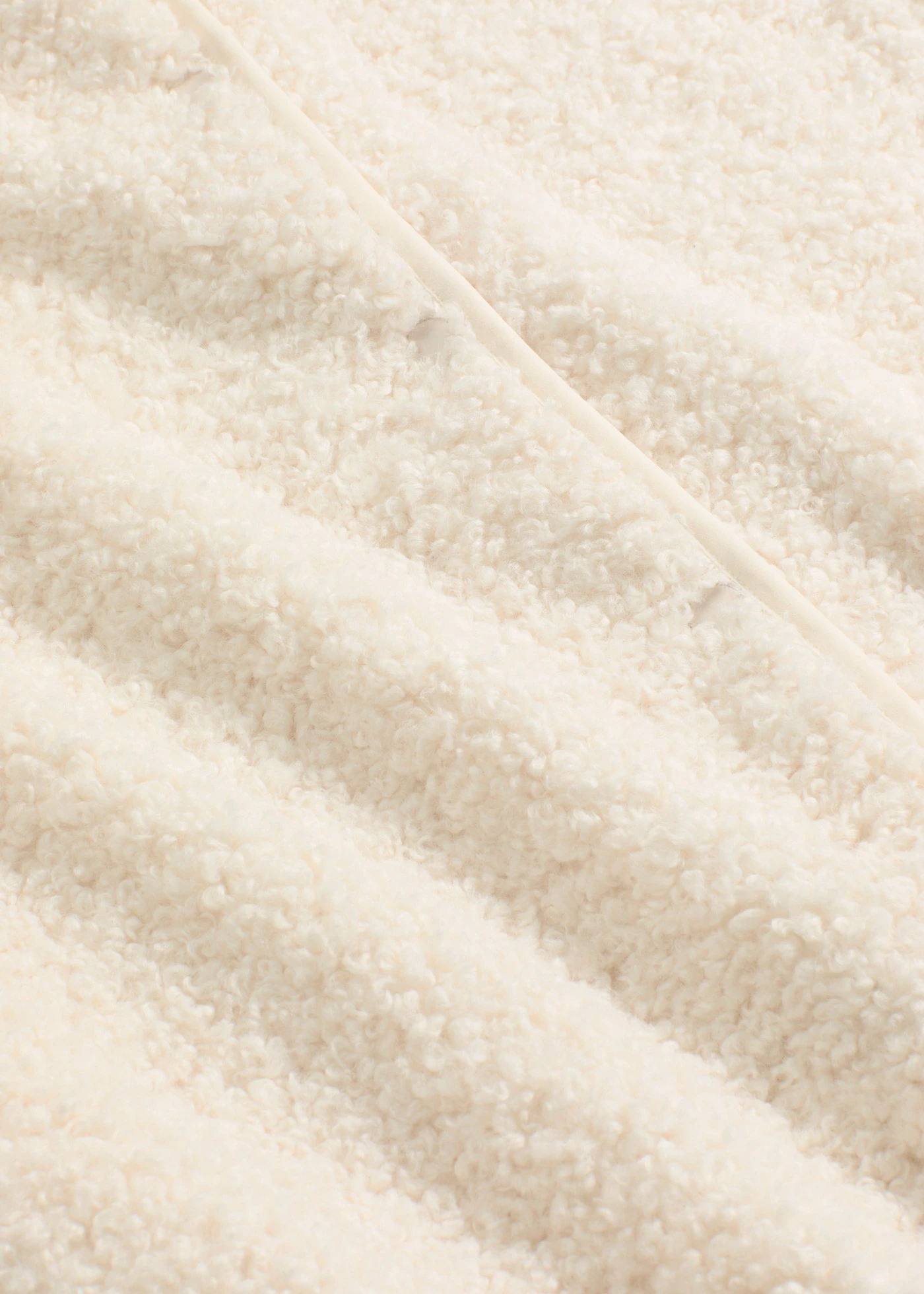 Vesta z medvídkového flísu • perlově bílá • bonprix obchod