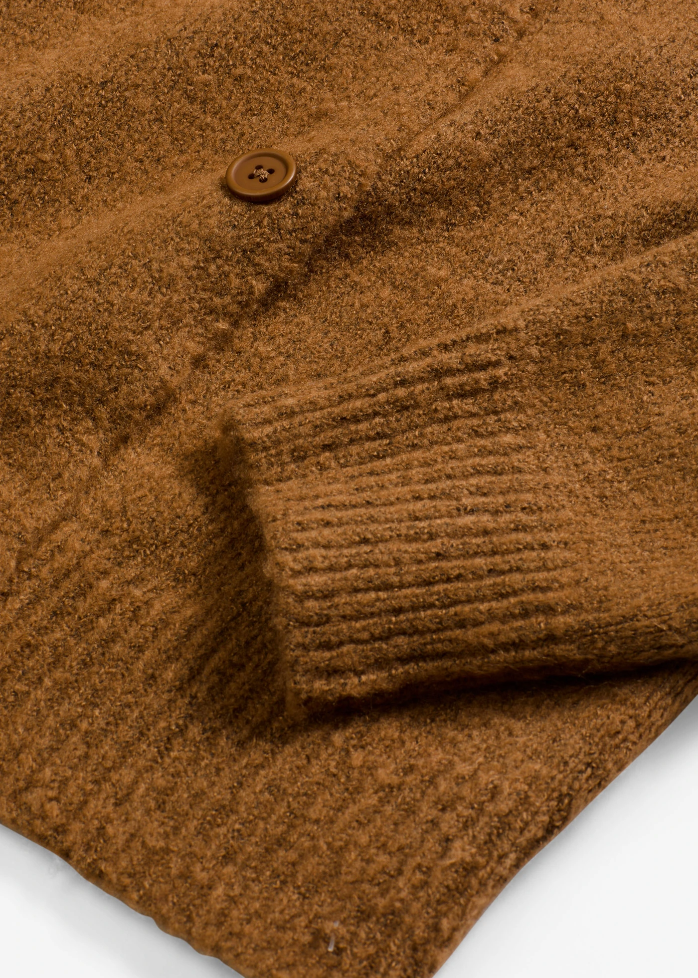 Kabátek ze silnější pleteniny • koňakově hnědý melír • bonprix obchod