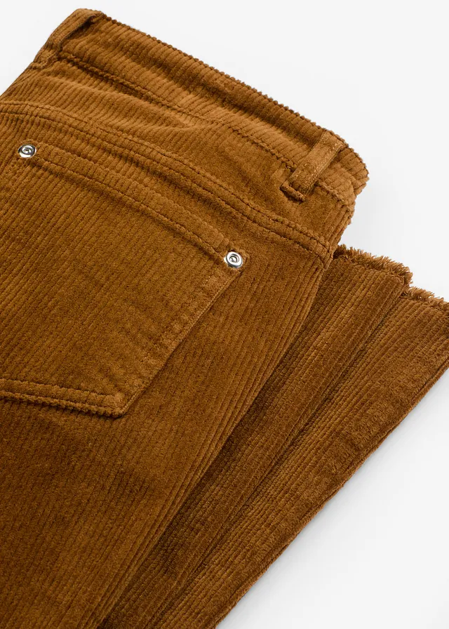 Flared broek van corduroy • cognac • product-page.page-title-suffix