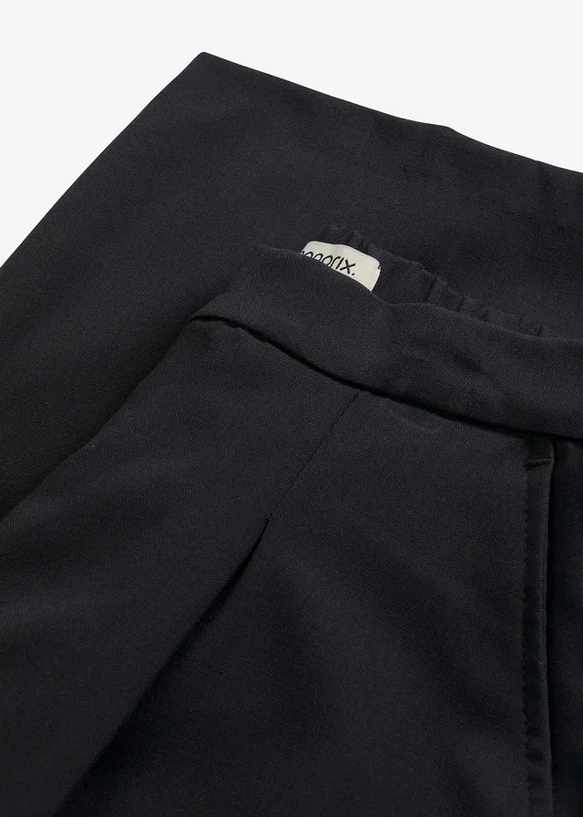 Pantalon barrel en viscose mélangée • noir • product-page.page-title-suffix