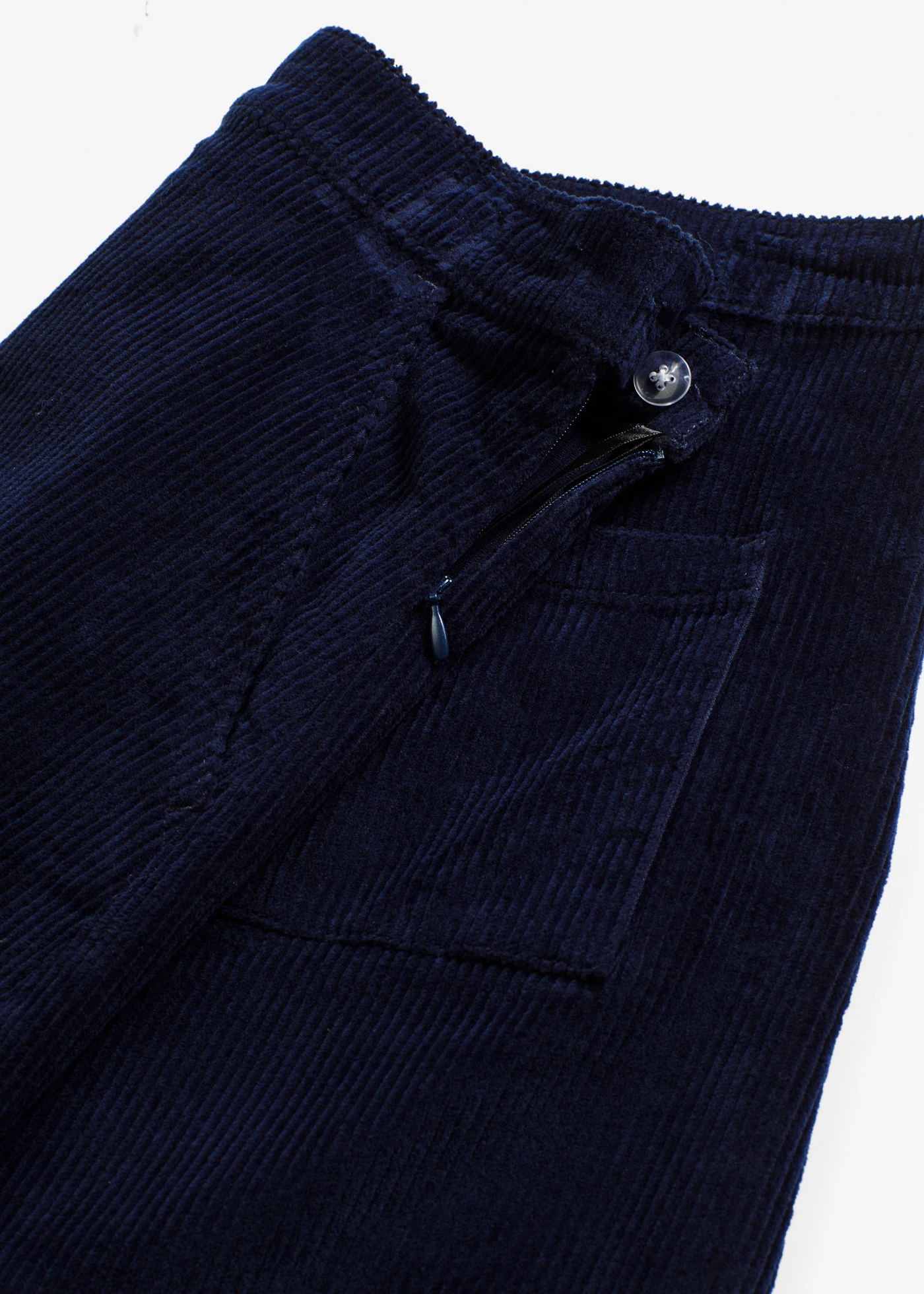 Corduroy midirok • inktblauw • bonprix online shop