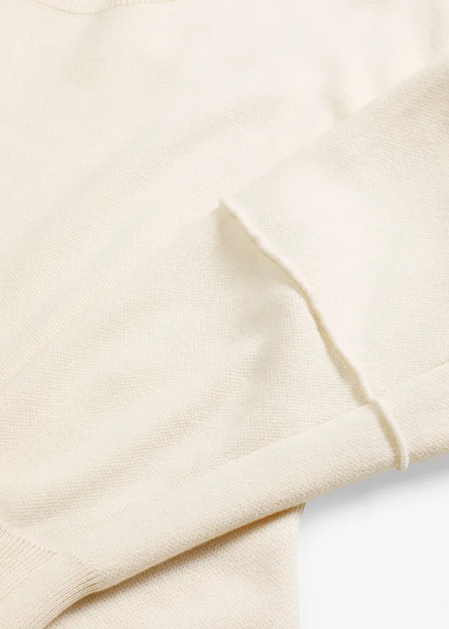 Robe en maille milano • blanc nacré • product-page.page-title-suffix