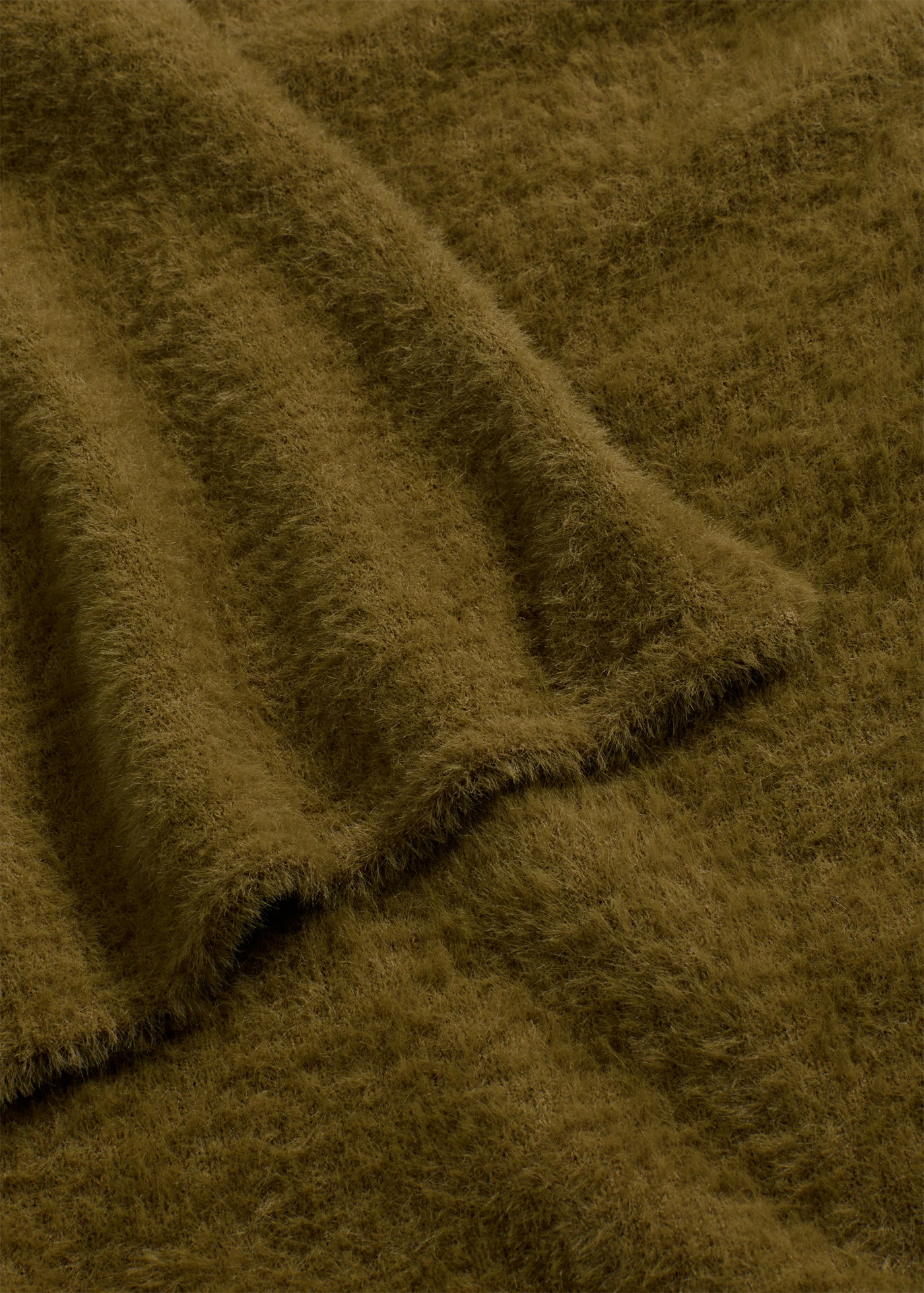 Oversize svetr s šálou • zemitá olivová • bonprix obchod