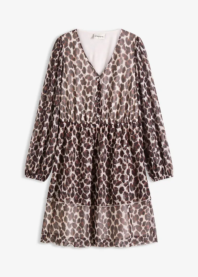 Tunikové šaty z jemnej sieťoviny