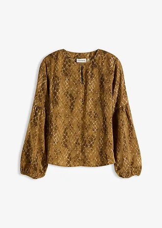 Blouse en satin fluide