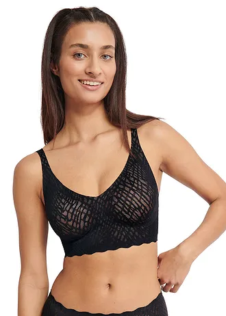 ZERO Feel Bliss bralette, Kleur: zwart