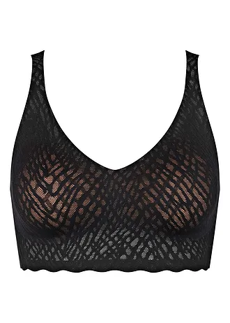 ZERO Feel Bliss bralette, Kleur: zwart