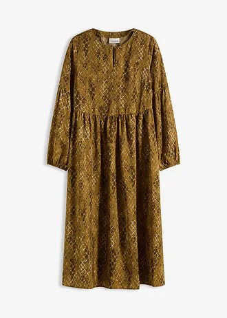 Robe midi en satin fluide