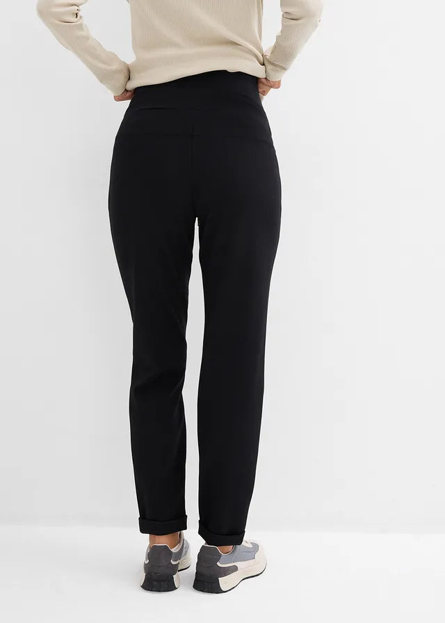 Pantalon de grossesse à taille élastiquée en jersey milano • noir • product-page.page-title-suffix
