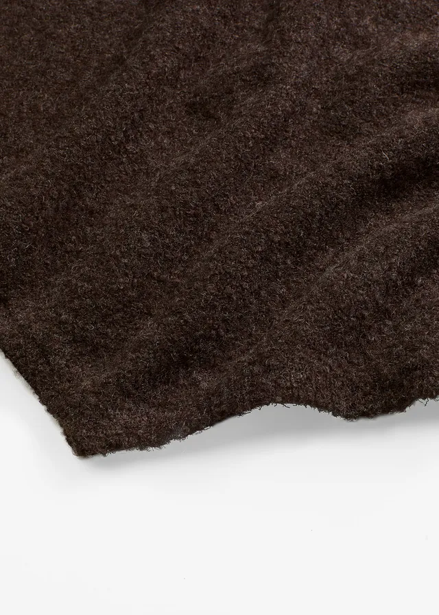 Oversized poncho trui • donkerbruin • product-page.page-title-suffix