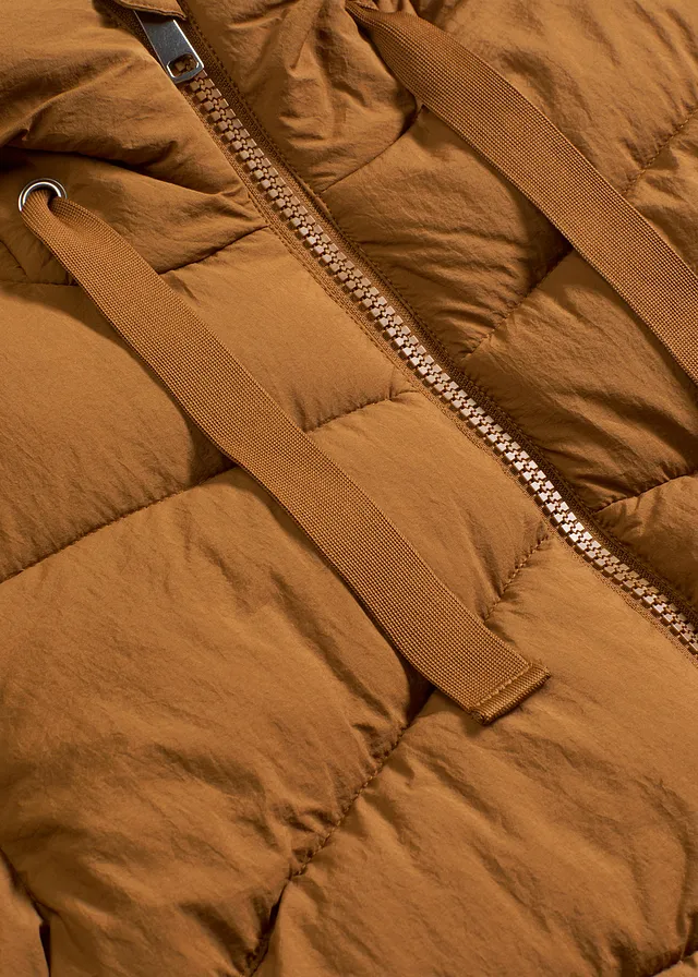 Waterafstotende gewatteerde jas • cognac • product-page.page-title-suffix