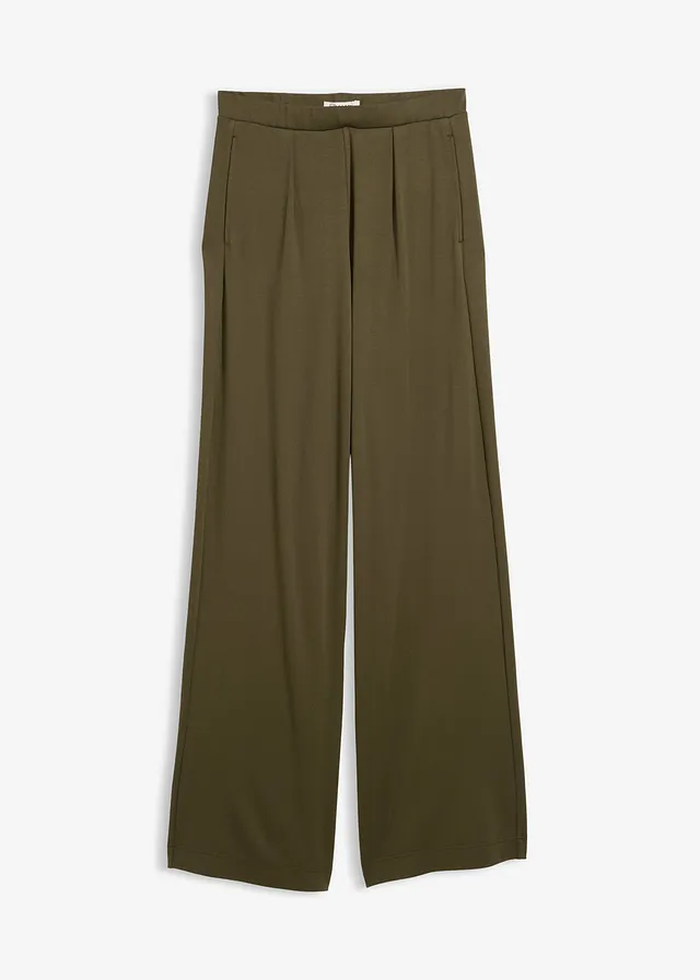 Pantaloni model palazzo din material confortabil Punto di Roma