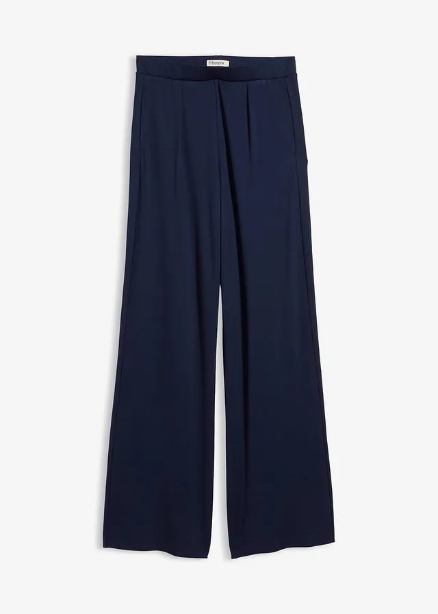 Pantaloni model palazzo din material confortabil Punto di Roma