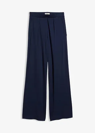 Palazzo kalhoty z pohodlného materiálu Punto di Roma