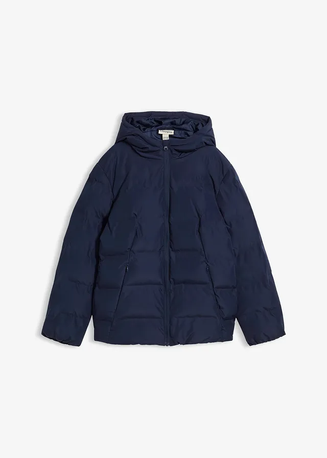 Geacă matlasată cu glugă